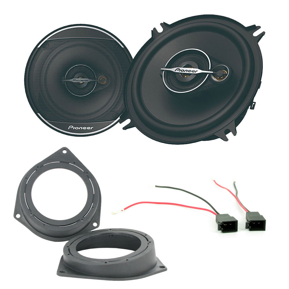 Ford KA 2009-2016 w/ Pioneer TS-A1371F 13cm 3 Way Coaxial Car Speakers Upgrade