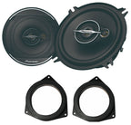 Subaru Impreza WRX 1993 onwards w/ Pioneer TS-A1371F 13cm 3 Way Coaxial Car Speakers Upgrade
