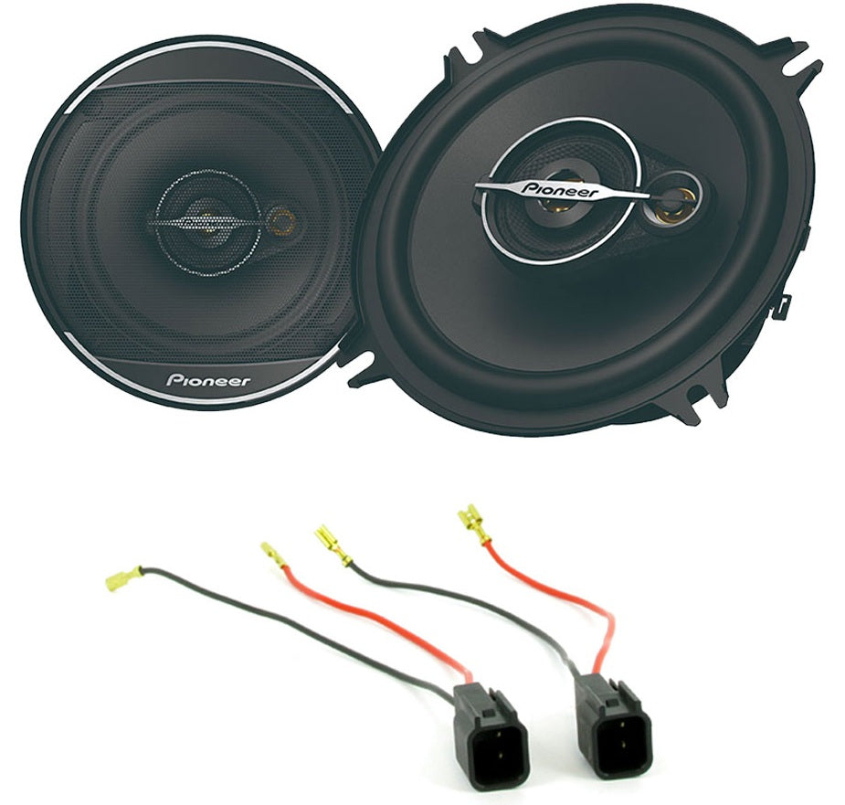 Ford Focus, Mondeo w/ Pioneer TS-A1371F 13cm 3 Way Coaxial Car Speakers Upgrade