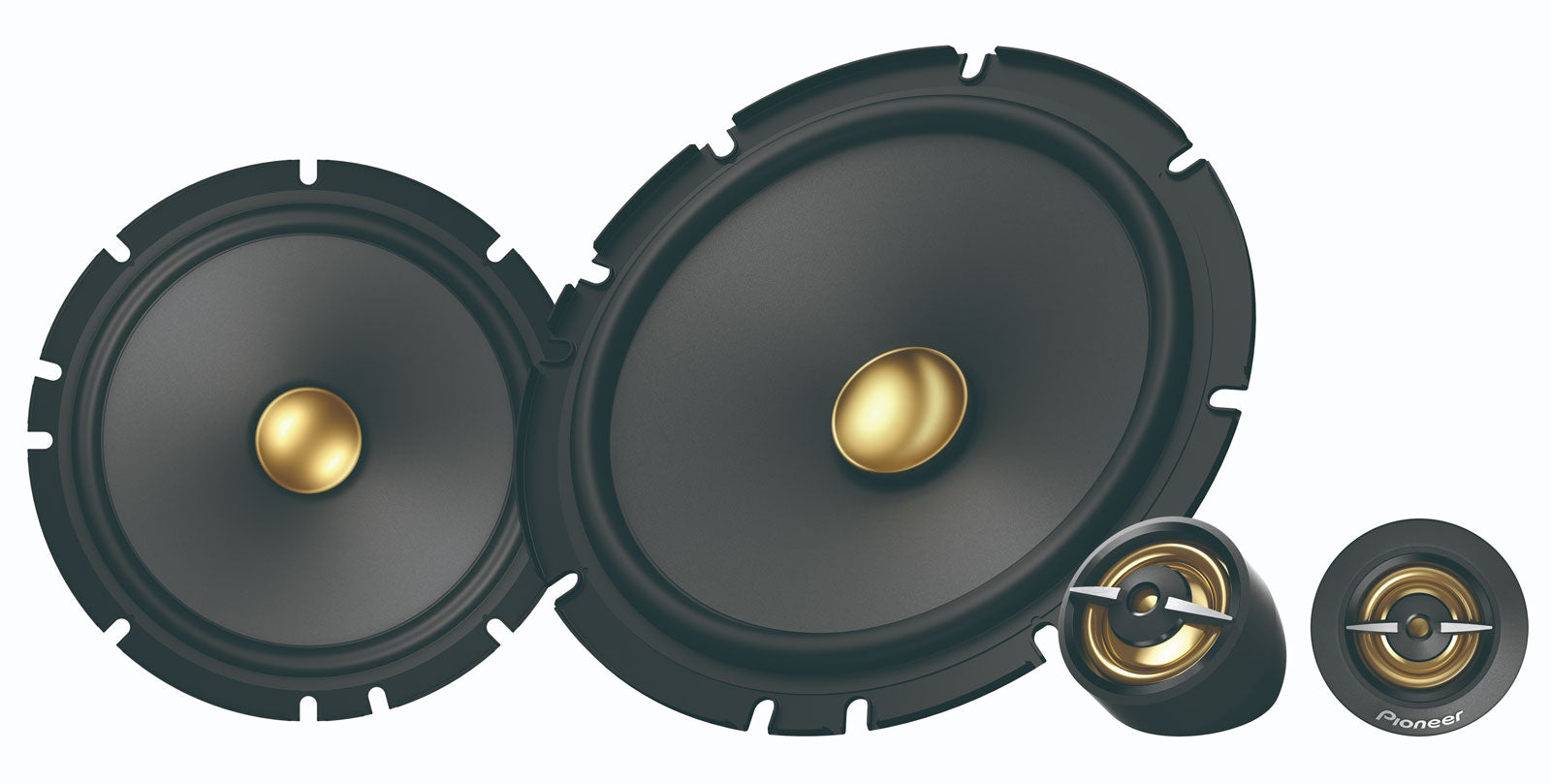 Pioneer TS-A1601C 16.5cm 2-way Component Speakers 80W RMS 350W Peak