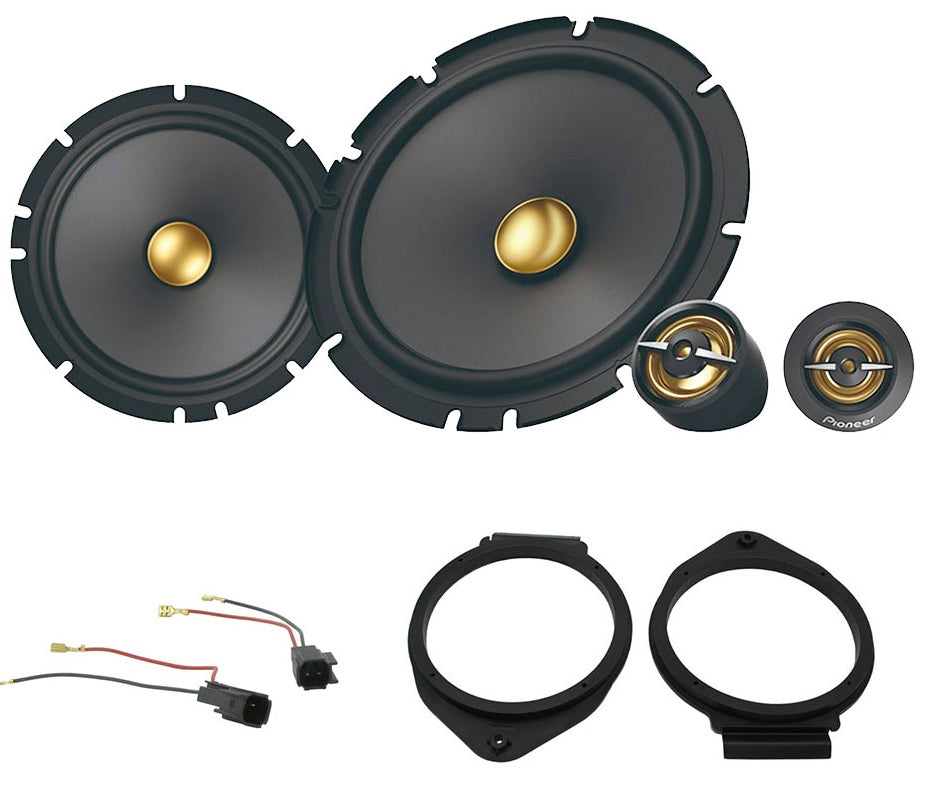 Vauxhall Adam, Astra, Insignia, Meriva, Mokka, Zafira Tourer Pioneer TS-A1601C 16.5cm 2-way Component Speakers 80W RMS 350W Peak