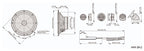 Citroen Relay 2019 onwards Pioneer TS-A1601C 16.5cm 2-way Component Speakers 80W RMS 350W Peak
