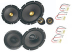 Ford Fiesta, Focus  Pioneer TS-A1601C + TS-A1671F 16.5cm 2-way Component Speakers 80W RMS 350W Peak