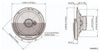 Mitsubishi Lancer, Outlander, Mirage Pioneer TS-A1671F16.5cm Front Door Car Speakers Upgrade Kit