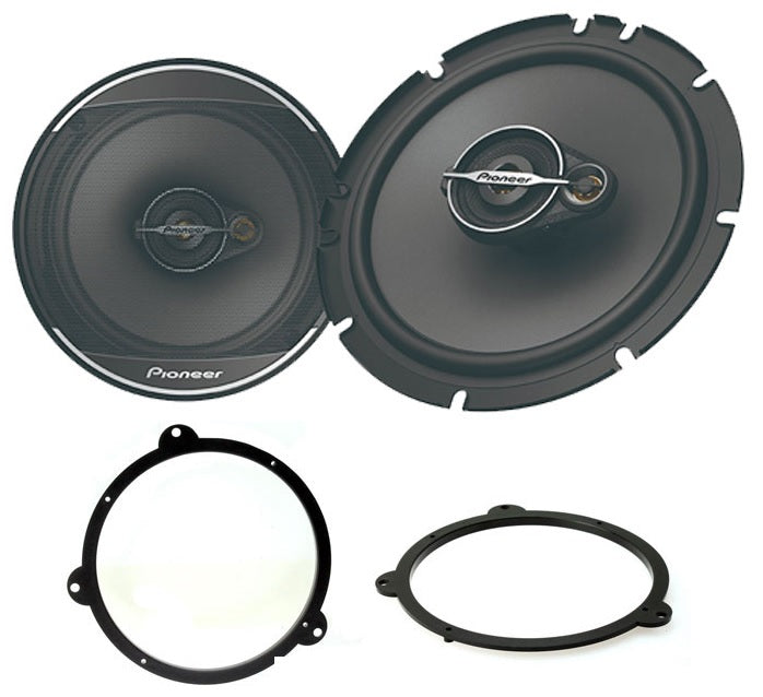 BMW 3 Series E46 1998-2005 Pioneer TS-A1671F 16.5cm Front Doors Speakers Upgrade Kit