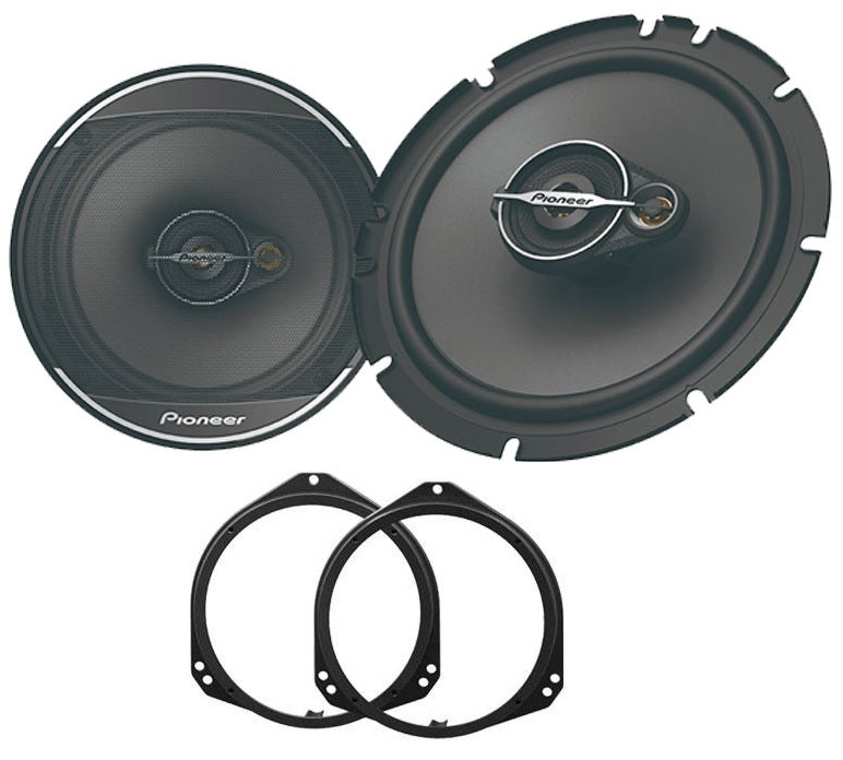 BMW X5 E53 w/ Pioneer TS-A1671F 16.5cm 3-way Front Door Speakers 70W RMS 320W Peak