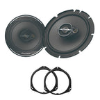 BMW X5 E53 2000-2006 Pioneer TS-A1671F 16.5cm Front Doors Speakers Upgrade Kit