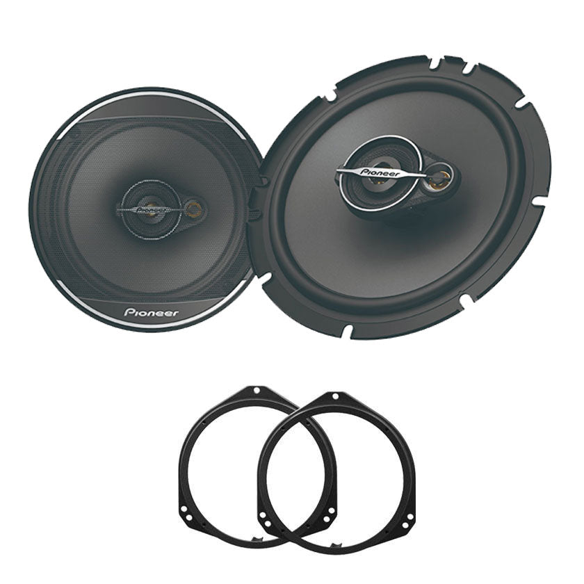 BMW X5 E53 2000-2006 Pioneer TS-A1671F 16.5cm Front Doors Speakers Upgrade Kit