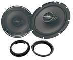 Ford Focus, C-Max, Transit-Custom  w/ Pioneer TS-A1671F 16.5cm 3-way Front/Rear Door Speakers 70W RMS 320W Peak