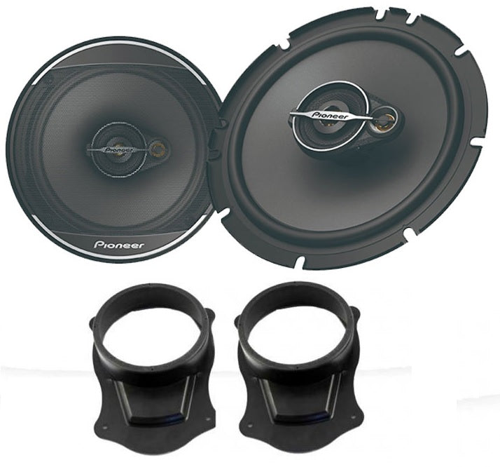 Ford Transit-Custom  w/ Pioneer TS-A1671F 16.5cm 3-way Front Door Speakers 70W RMS 320W Peak