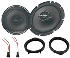 Honda Accord, Civic, Crosstour, CR-Z, Insight,  Jazz  w/ Pioneer TS-A1671F 16.5cm 3-way Front Door Speakers 70W RMS 320W Peak