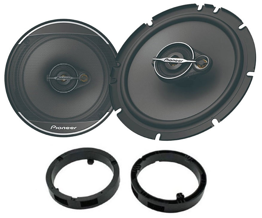 Mitsubishi Lancer, Outlander, Mirage Pioneer TS-A1671F16.5cm Front Door Car Speakers Upgrade Kit