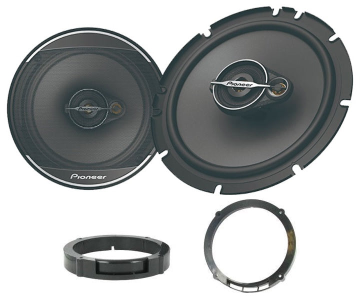 Seat Ibiza, Leon 2002 - 2012 Pioneer TS-A1671F 16.5cm Front Doors Car Speakers Upgrade Kit