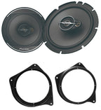 Seat Cordoba, Ibiza 1999 - 2002 Pioneer TS-A1671F 16.5cm Front Doors Car Speakers Upgrade Kit