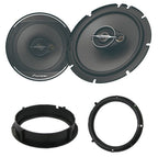 Seat Altea, Arosa, Ibiza, Leon, Mii Pioneer TS-A1671F 16.5cm Front or Rear Door Car Speakers Upgrade Kit