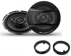 Mitsubishi Lancer, Outlander, Mirage Pioneer TS-G1720F 16.5cm Front Door Car Speakers Upgrade Kit