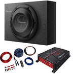 Pioneer GM-A3702 Amp + Pioneer TSA2000LB 8" Subwoofer & Wiring Kit