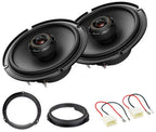 Ford Ranger 2012-2020 Pioneer TS-D65F 16.5cm Front and Rear Door Car Speakers Upgrade Kit