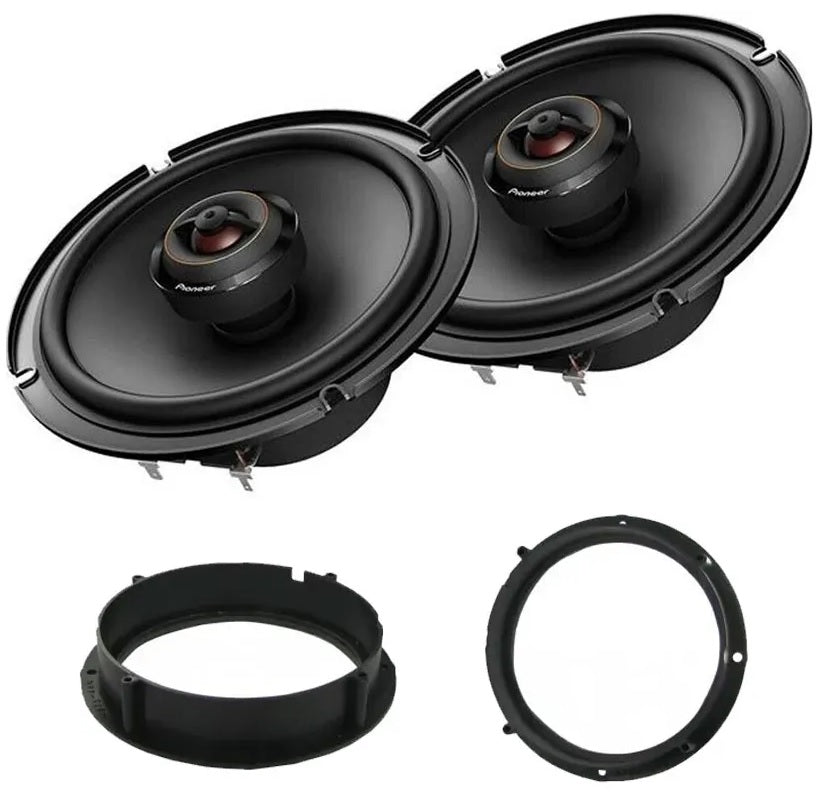 VW Amarok, Beetle, Caddy,  Jetta, Lupo, T-Cross, Golf, Passat, Polo, Scirocco, Tiguan, Touran, T6.1, UP, Passat Pioneer TS-D65F 16.5cm Doors Speakers Upgrade Kit