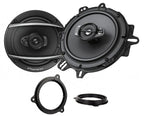 Dacia Dokker, Lodgy, Logan 2012 onwards with Pioneer TS-A1671F Front  Speaker Upgrade Kit