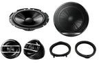 Honda Accord, Civic, Crosstour, CR-Z, Insight, Jazz Pioneer TS-G170C Front Door Car Speakers Upgrade Kit