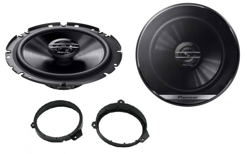 Subaru Forester, Impreza, Legacy, Outback Pioneer TS-G1720F 16.5cm Front Door Car Speakers Upgrade Kit