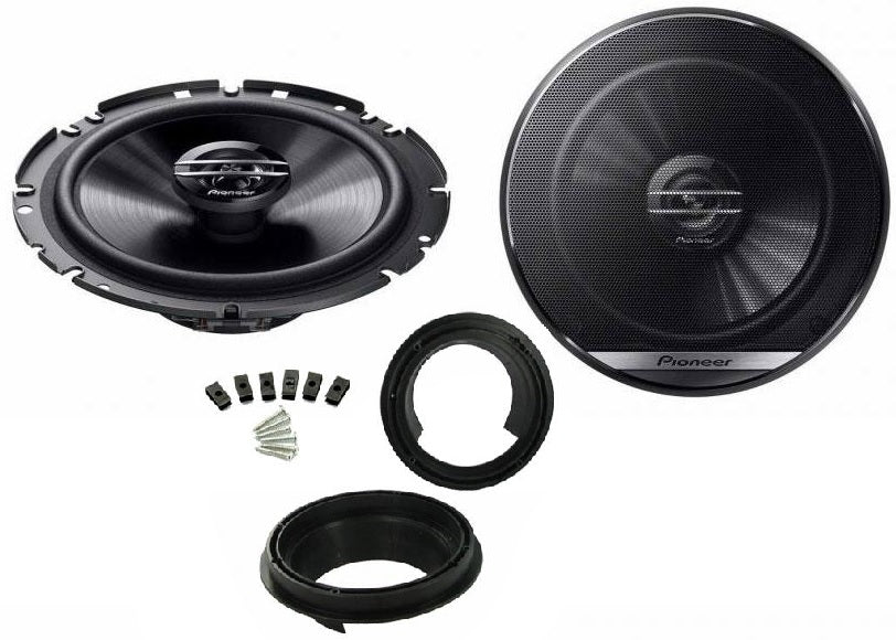 Fiat Sedici 2006 - 2011 Pioneer TS-G1720F 16.5cm Front Doors Speakers Upgrade Kit