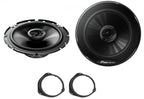 Vauxhall Corsa D 2006 onwards, Astra H 2005 Front Door Pioneer TS-G1720F Speakers