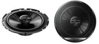 Fiat 500 2007 - 2015 with 2 x Pioneer TS-G1720F 17cm 6.5" 240 Watt 2-way Speakers
