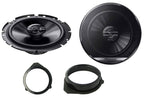 Audi A3, A4, A4 Avant Pioneer TS-G1720F 300 Watt 2-way Coaxial Car Speaker Upgrade kit with CT25AU05