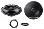 Dacia Dokker, Lodgy, Logan 2012 onwards with Pioneer TS-G1720F Front  Speaker Upgrade Kit