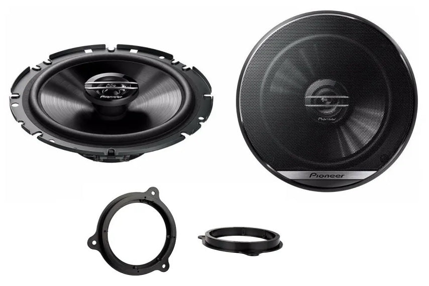 Dacia Dokker, Lodgy, Logan 2012 onwards with Pioneer TS-G1720F Front  Speaker Upgrade Kit