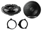 Renault Kangoo 2012-2019 Pioneer TS-G1720F 16.5cm Front Door Car Speakers Upgrade Kit