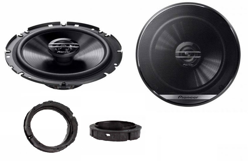 Octavia Mk2 2004 - 2013 Pioneer TS-G1720F 16.5cm Front Door Car Speakers Upgrade Kit