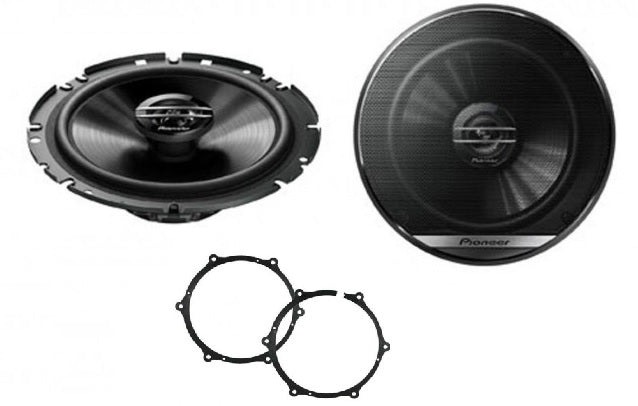 Seat Ibiza 2008 - 2014 Pioneer TS-G1720F 16.5cm Front or Rear Door Car Speakers Upgrade Kit