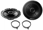 Toyota Yaris (1999 - 2005) Pioneer TS-G1720F Front Door Speakers Upgrade Kit