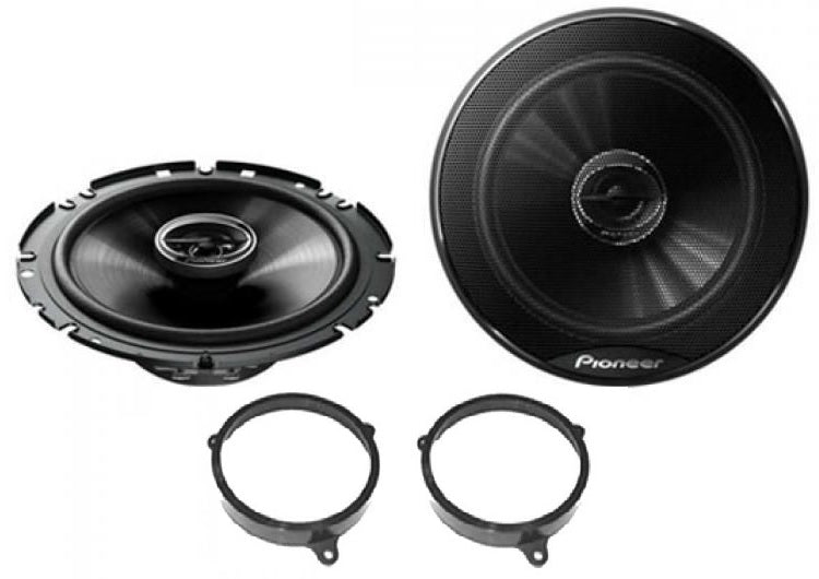 Toyota Yaris (1999 - 2005) Pioneer TS-G1720F Front Door Speakers Upgrade Kit
