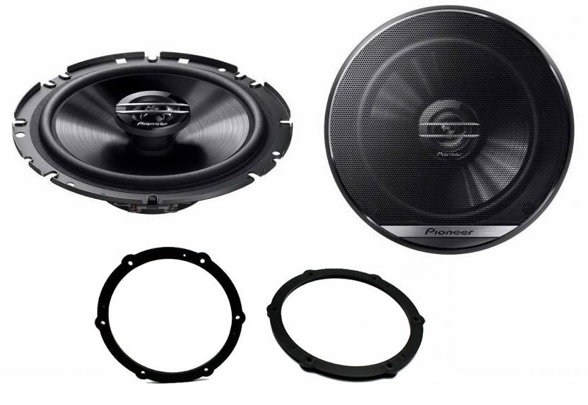 Toyota Aygo 2005 onwards Pioneer TS-G1720F Front Door Speakers Upgrade Kit