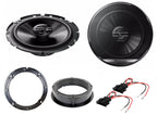 Audi, Seat, Skoda VW Pioneer TS-G1720F 16.5cm 2 Way Front Doors Speakers Upgrade Kit