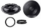 VW Golf, Amarok, Beetle, EOS, Lupo, UP!, Polo, Scirocco, Touran, Tiguan Pioneer TS-G1720F 16.5cm Front Doors Speakers Upgrade Kit