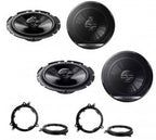 Toyota Models Pioneer TS-G1720F + TS-G1730F 16.5cm Front or Rear Doors Speakers Upgrade Kit
