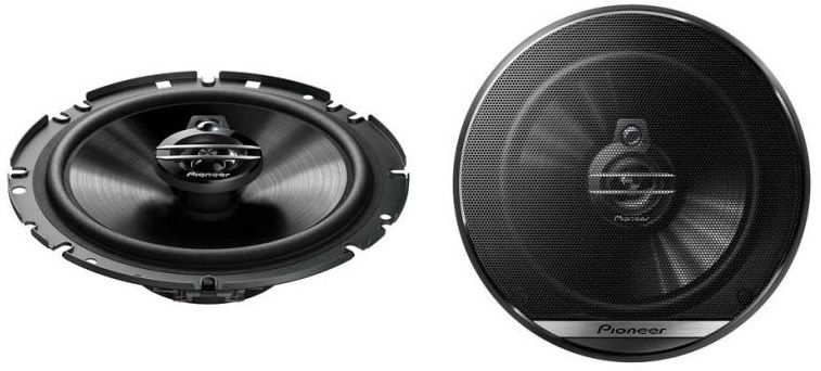 VW Caddy, Caravelle, Golf, Jetta, Multivan, Passat, Sharan, Tiguan, Touareg, Touran, Transporter Pioneer TS-G1730F 16.5cm Front Doors Speakers Upgrade Kit