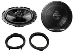 Honda Accord, Civic, Crosstour, CR-Z, Insight, Jazz Pioneer TS-G1730F Front Door Car Speakers Upgrade Kit
