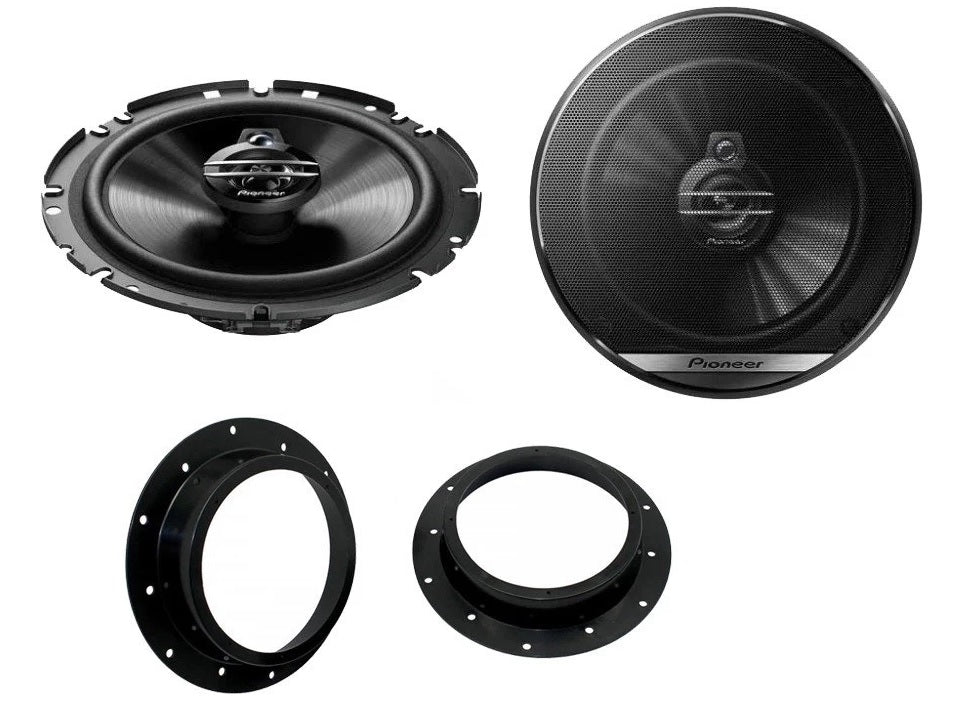 Audi Q3 2011-2018 Pioneer TS-G1730F 16.5cm Front Doors Speakers Upgrade Kit