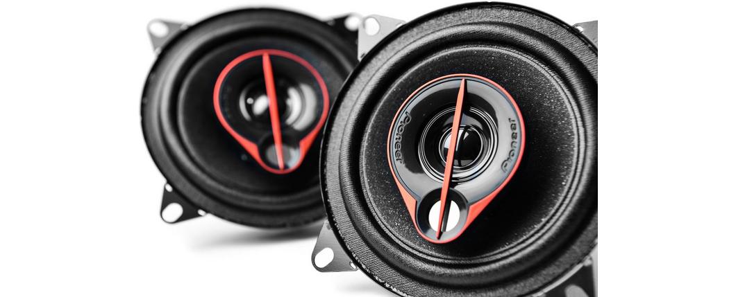 Pioneer TS-R1051S 4" 10cm 3-Way 210w Flush Mount Car Speakers