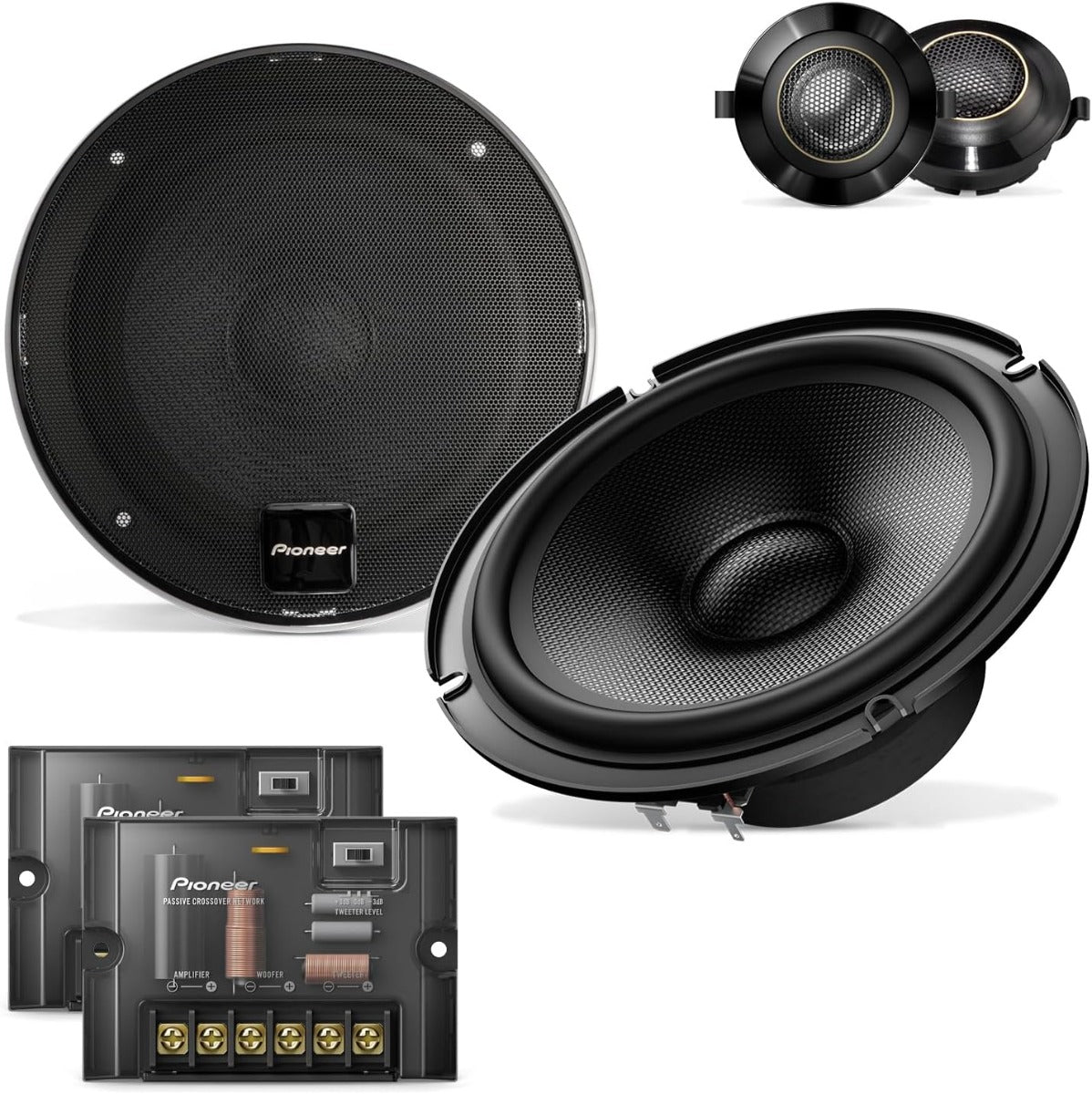 Pioneer TS-Z65CH 6.5" 17cm 330W 2 Way Component full range Car Speakers