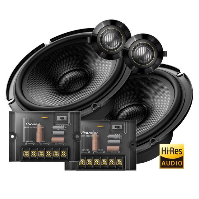 Pioneer TS-Z65CH 6.5" 17cm 330W 2 Way Component full range Car Speakers
