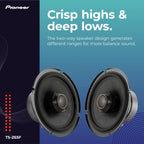 Pioneer TS-Z65F 6.5" 17cm 330W 2 Way Coaxial full range Car Speakers
