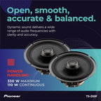Pioneer TS-Z65F 6.5" 17cm 330W 2 Way Coaxial full range Car Speakers