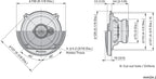Pioneer TS-A1371F 13cm 3-way Speakers 50W RMS 300W Peak